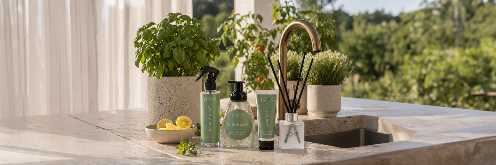 basil and mint